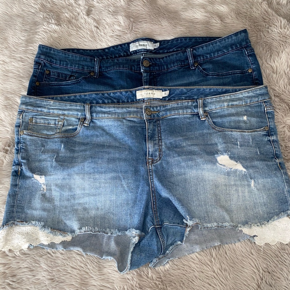 Torrid Jean Shorts bundle Size 26